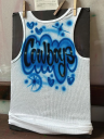 Custom Airbrush Game Day Tank Top Football Tank Top
